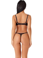 Sujetador rosa balconette sin relleno VIP Confession de Gossard - Imagen 8 de 10