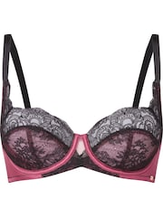 Sujetador rosa balconette sin relleno VIP Confession de Gossard - Imagen 9 de 10