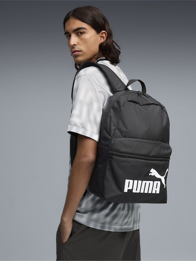 Puma Black Phase Backpack Set - Image 1 of 3 Puma Black Phase Backpack Set - Image 1 of 3