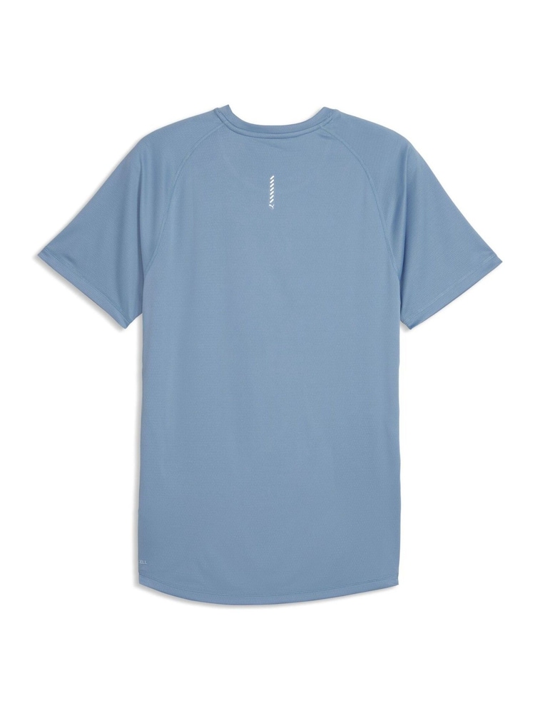 Puma Blue Velocity Running T-Shirt - Image 5 of 5 Puma Blue Velocity Running T-Shirt - Image 5 of 5