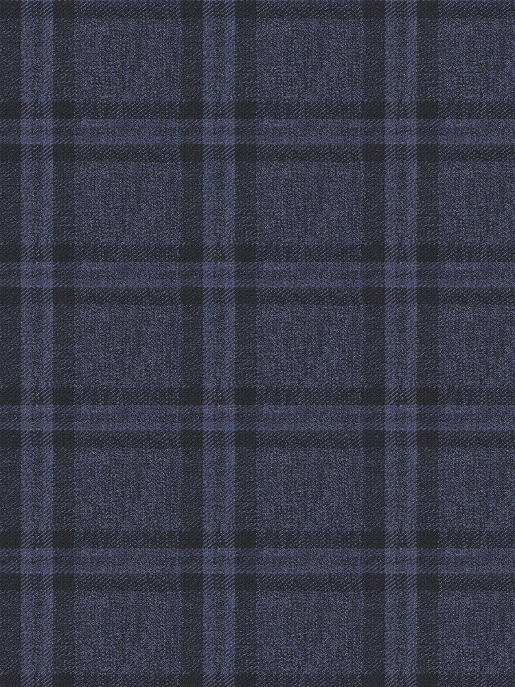 Blue Check Suit: Waistcoat - Image 7 of 7