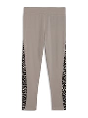 Puma Brown Sport Animal 7/8 Leggings - Image 5 of 5
