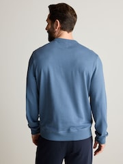 Blue Lightweight Crew Neck Sweatshirt - Image 3 of 8