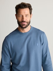 Blue Lightweight Crew Neck Sweatshirt - Image 5 of 8