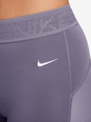 Nike Purple Dri-FIT Pro Mid Rise 3 Mesh Shorts - Image 5 of 6