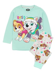 Vanilla Underground Blue Girls Paw Patrol Short Pyjamas - Image 1 of 4