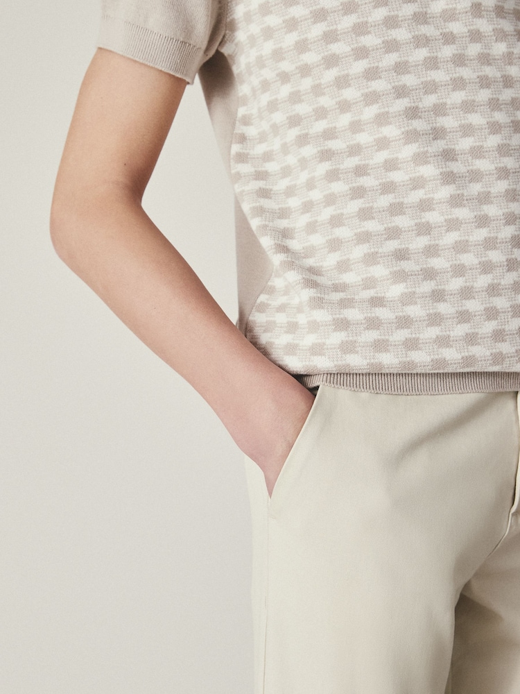 Ecru neutraal - Stretchy chino's (3-17jr) - Image 3 of 6
