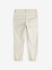 Ecru neutru - Pantaloni chino stretch (3-17ani) - Image 5 of 6