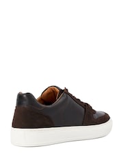 Dune London Brown Tawly Cupsole Trainers - Image 2 of 5