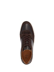 Dune London Brown Tawly Cupsole Trainers - Image 4 of 5