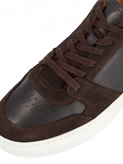 Dune London Brown Tawly Cupsole Trainers - Image 5 of 5