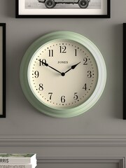 Jones Clocks Green A Classic Duck Egg Wall Clock - Image 1 of 4