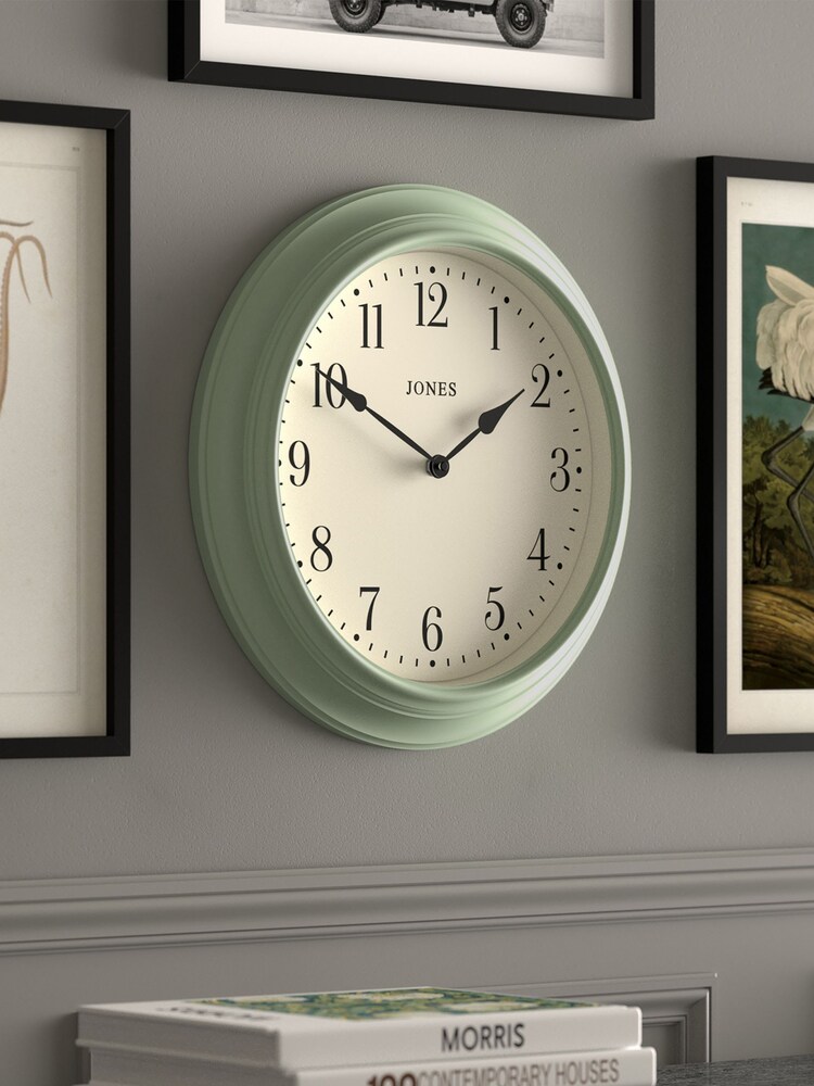 Jones Clocks Green A Classic Duck Egg Wall Clock - Image 2 of 4