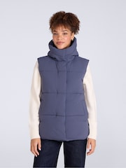 Animal Blue Oslo Padded Gilet With Hood - Image 1 of 4