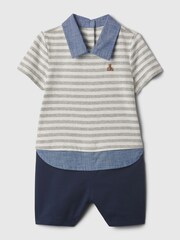 Gap Grey Brannan Bear 3-in-1 Outfit (Newborn-24mths) - Image 1 of 1