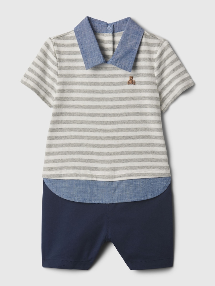 Gap Grey Brannan Bear 3-in-1 Outfit (Newborn-24mths) - Image 1 of 1