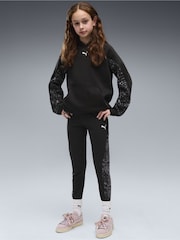 Puma Black Sport Animal 7/8 Leggings - Image 1 of 5