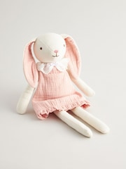 Pink Fabric Bunny in Dress Toy - Image 3 of 5