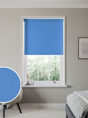 Pacific Blue Echo Made to Measure Blackout Roller Blind - Image 1 of 6