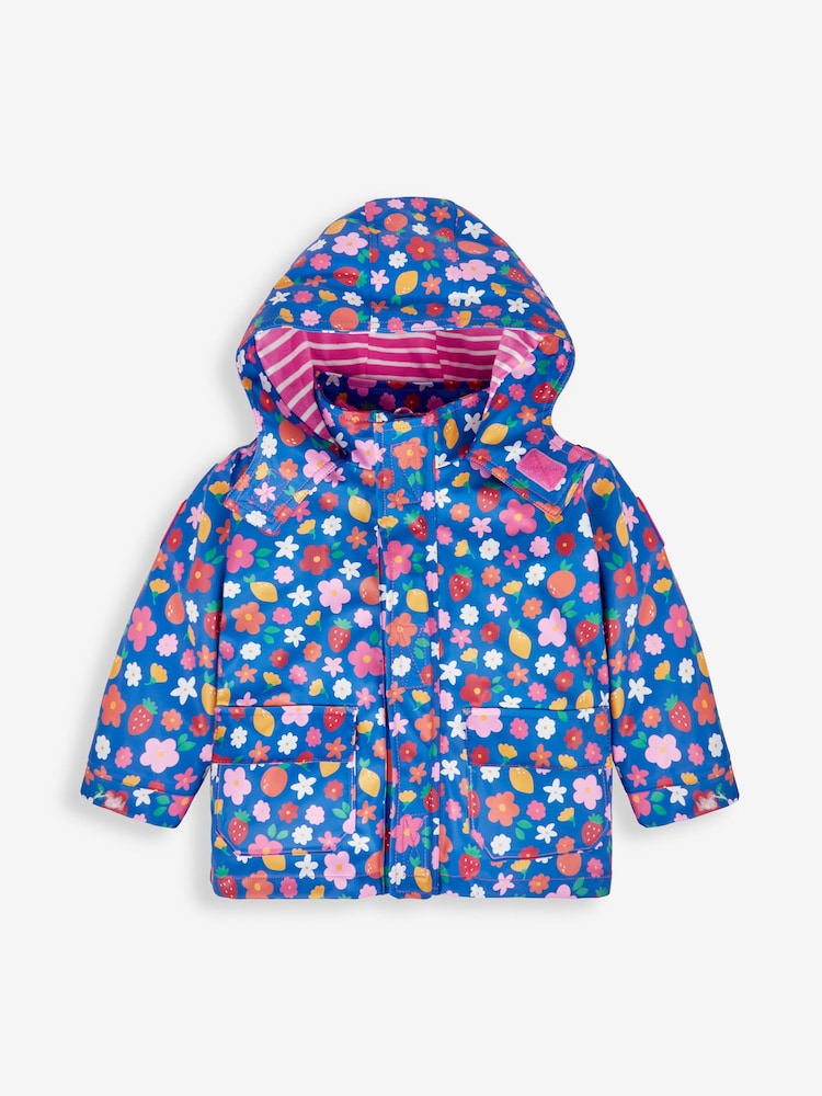 JoJo Maman Bébé Purple 3-In-1 Waterproof Jacket - Image 4 of 9