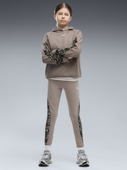 Puma Brown Sport Animal Fleece Hoodie - Image 3 of 5