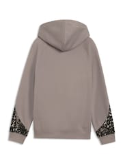 Puma Brown Sport Animal Fleece Hoodie - Image 5 of 5