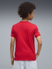 Puma Red Scuderia Ferrari Coloured Shield T-Shirt - Image 2 of 5
