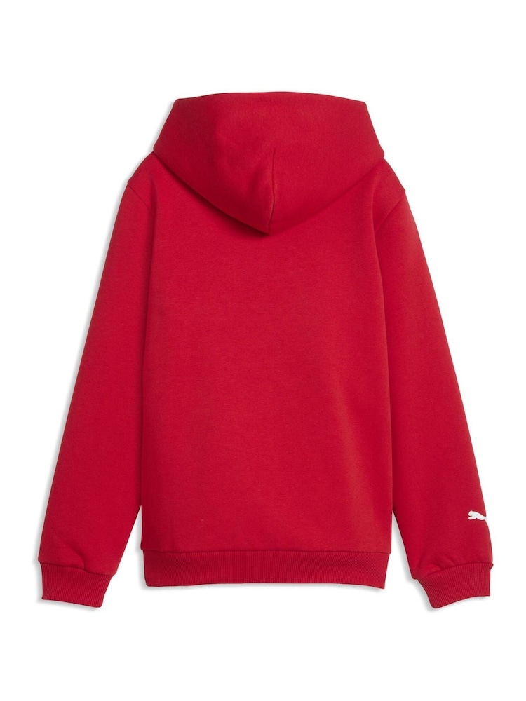 Puma Red Scuderia Ferrari Coloured Shield Fleece Hoodie - Image 5 of 5 Puma Red Scuderia Ferrari Coloured Shield Fleece Hoodie - Image 5 of 5