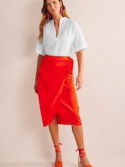 Boden White Kimono Sleeve Linen Shirt - Image 4 of 6
