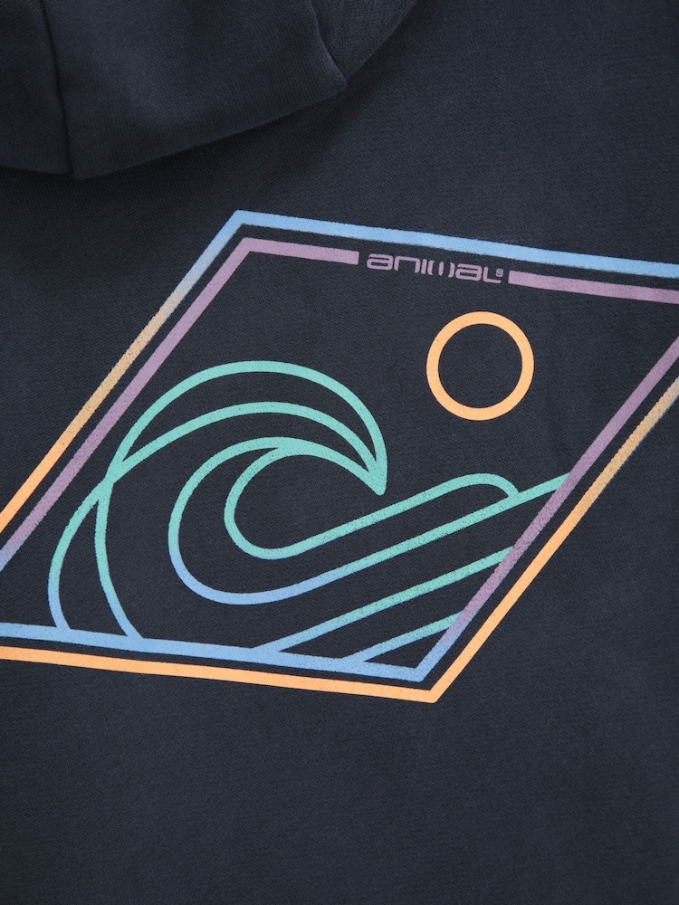 Animal Blue River Kids Graphic Hoodie - Image 6 of 6