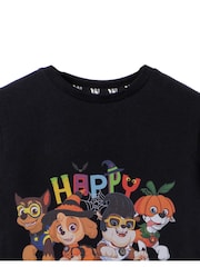 Vanilla Underground Little Kids Paw Patrol Happy Howloween Short Sleeved 100% Cotton Halloween T-Shirt - Imagem 2 de 5