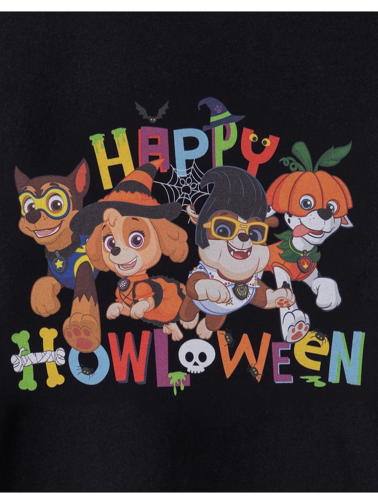 Vanilla Underground Little Kids Paw Patrol Happy Howloween Short Sleeved 100% Cotton Halloween T-Shirt - Imagem 5 de 5