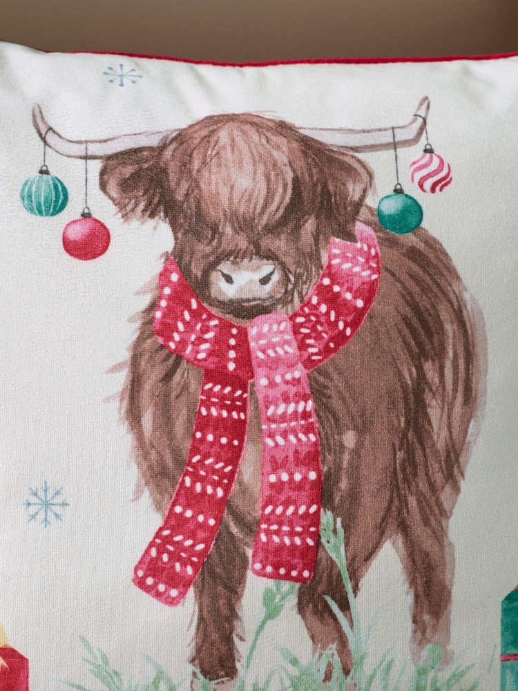 Cojín navideño Catherine Lansfield Merry Christmoo Soft Touch 45x45cm - Imagen 2 de 2 Cojín navideño Catherine Lansfield Merry Christmoo Soft Touch 45x45cm - Imagen 2 de 2
