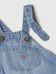 Gap Brannan Bear Organic Cotton Denim Dungarees (Newborn-24mths) - Изображение 3 из 3