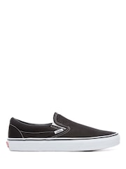 Черно-серый - Классические мужские кеды-слипоны Vans - Image 1 of 5