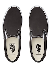 Черно-серый - Классические мужские кеды-слипоны Vans - Image 3 of 5