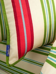 Sophie Robinson Green Sophie Stripe Cotton Standard Pillowcase - Image 5 of 5