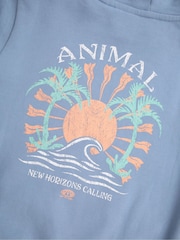 Animal Blue Maya Kids Graphic Hoodie - Image 6 of 6