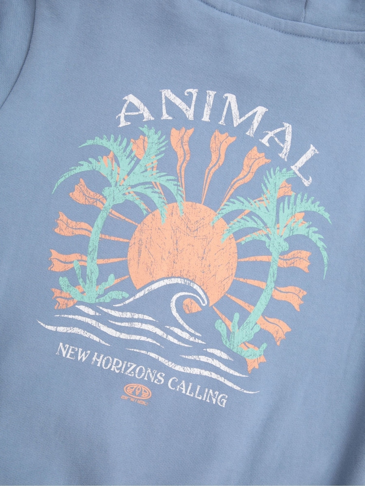 Animal Blue Maya Kids Graphic Hoodie - Image 6 of 6