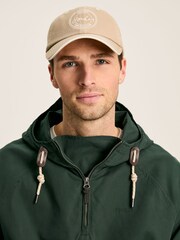 Joules Wilton Green Pullover Dry Wax Jacket With Hood - Image 4 of 7