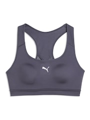 Puma Grey 4Keeps Run Bra - Image 4 of 5