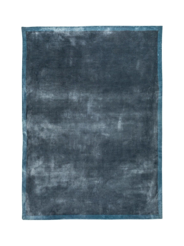 HEAL'S Blue Scala TENCEL™ Rug - Image 2 of 2