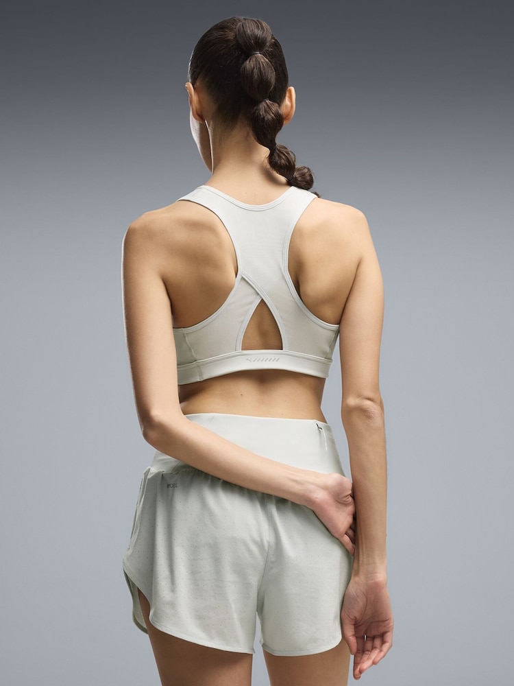Puma Green 4Keeps Run Bra - Image 2 of 5 Puma Green 4Keeps Run Bra - Image 2 of 5