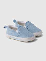 Gap Blue Denim Slip-On Shoes - Image 3 of 5