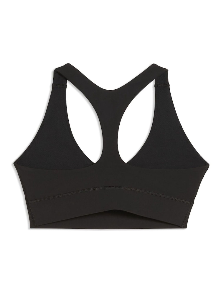 Puma Black Shapeluxe Mid Sports Bra - Image 5 of 5 Puma Black Shapeluxe Mid Sports Bra - Image 5 of 5