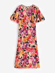 Myleene Klass Pink Floral Printed Tea Dress - Image 5 of 5