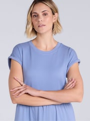 Animal Blue Jersey Maxi Tiered Dress - Image 2 of 7