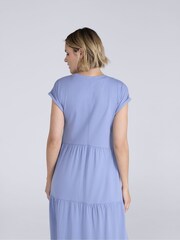 Animal Blue Jersey Maxi Tiered Dress - Image 3 of 7