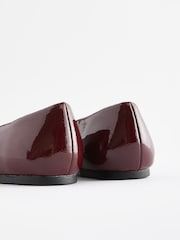 Berry Red Forever Comfort® Asymmetric Bow Point Toe Shoes - Image 3 of 5