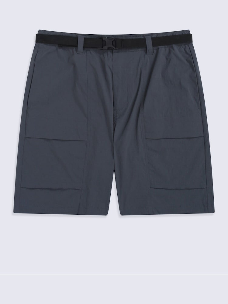Animal Grey Tech Cargo Shorts - Image 1 of 6